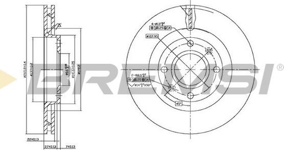 Bremsi CD7140V - Discofreno autozon.pro