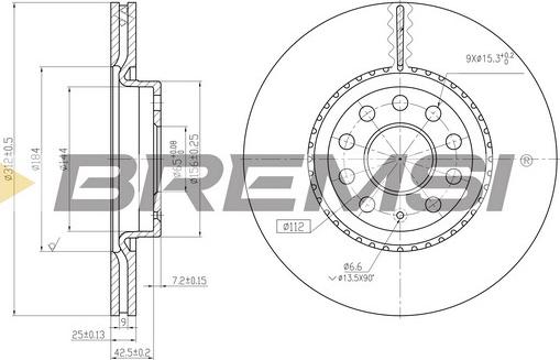 Bremsi CD7305V - Discofreno autozon.pro