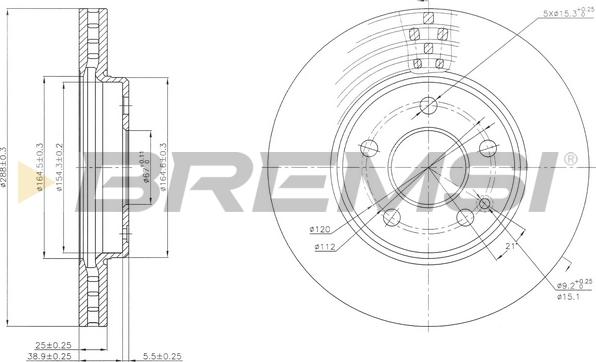 Bremsi CD7316V - Discofreno autozon.pro