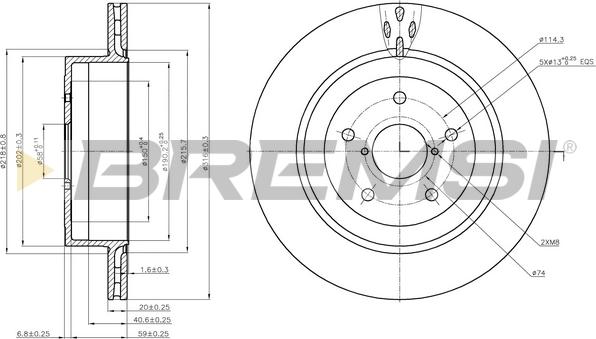 Bremsi CD7751V - Discofreno autozon.pro