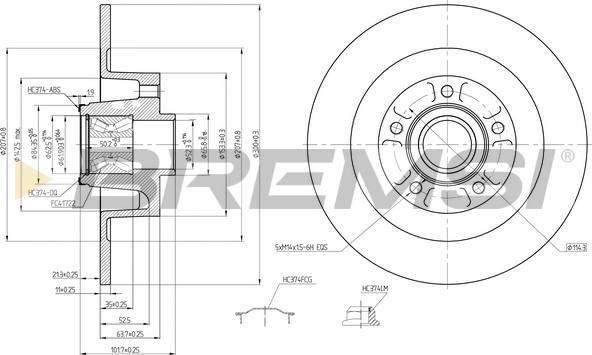 Bremsi CD7729S - Discofreno autozon.pro