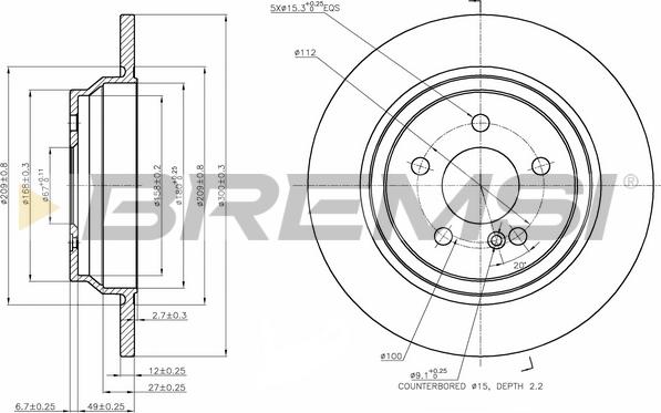 Bremsi CD7770S - Discofreno autozon.pro