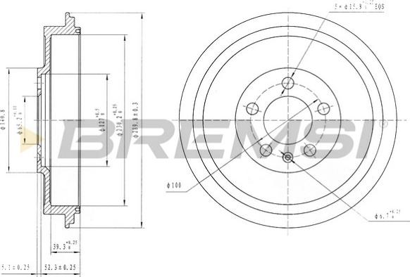 Bremsi CR5500 - Tamburo freno autozon.pro