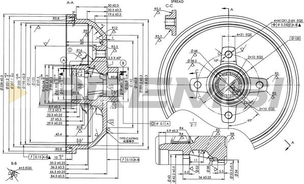 Bremsi CR5139 - Tamburo freno autozon.pro