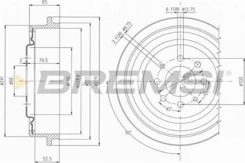 Bremsi CR5176 - Tamburo freno autozon.pro