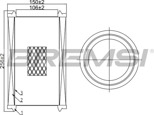 Bremsi FA1068 - Filtro aria autozon.pro