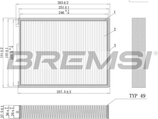 Bremsi FC0990 - Filtro, Aria abitacolo autozon.pro