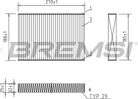 Bremsi FC0942C - Filtro, Aria abitacolo autozon.pro