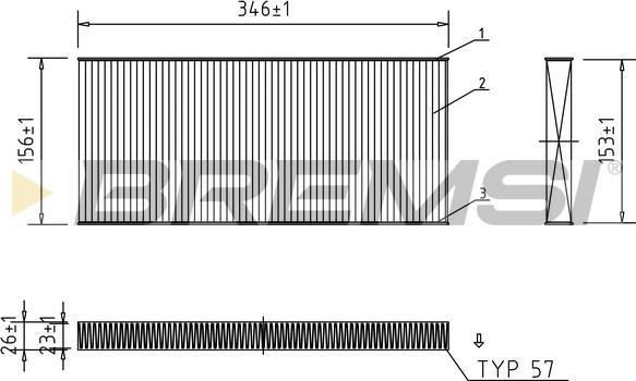 Bremsi FC0956 - Filtro, Aria abitacolo autozon.pro