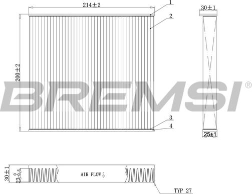 Bremsi FC0905C - Filtro, Aria abitacolo autozon.pro