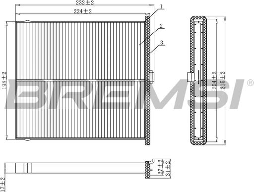 Bremsi FC0919 - Filtro, Aria abitacolo autozon.pro