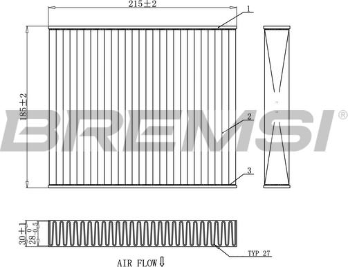 Bremsi FC0910C - Filtro, Aria abitacolo autozon.pro