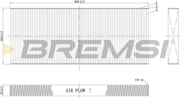 Bremsi FC0984 - Filtro, Aria abitacolo autozon.pro