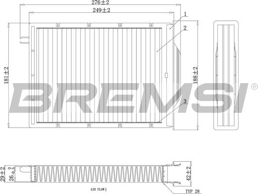 Bremsi FC0980C - Filtro, Aria abitacolo autozon.pro