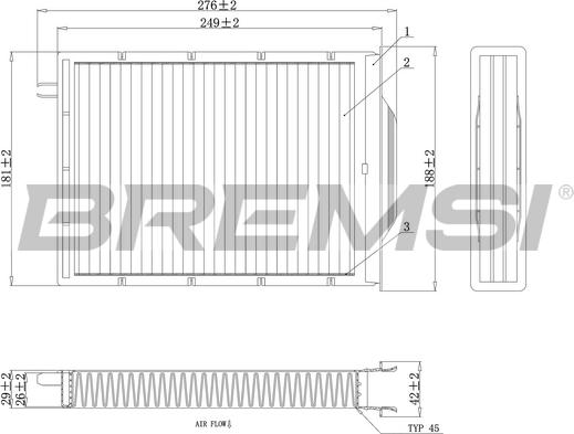 Bremsi FC0980 - Filtro, Aria abitacolo autozon.pro