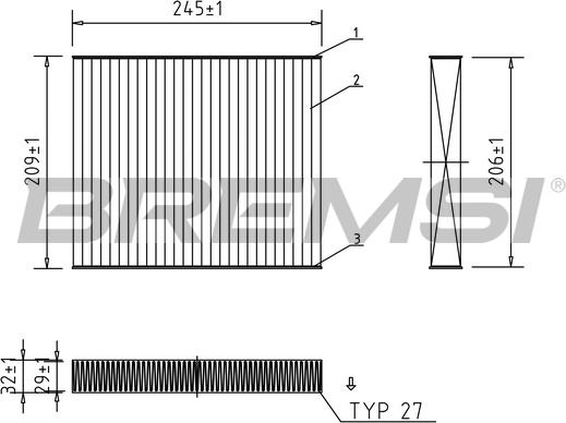 Bremsi FC0931A - Filtro, Aria abitacolo autozon.pro