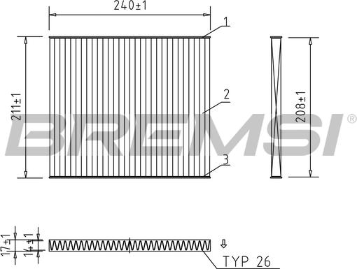 Bremsi FC0921C - Filtro, Aria abitacolo autozon.pro