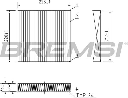 Bremsi FC0973C - Filtro, Aria abitacolo autozon.pro