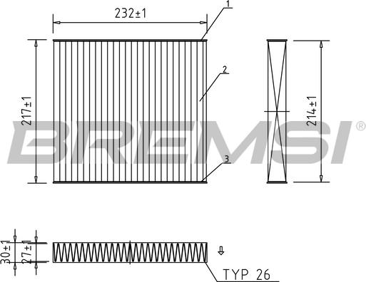 Bremsi FC0492C - Filtro, Aria abitacolo autozon.pro