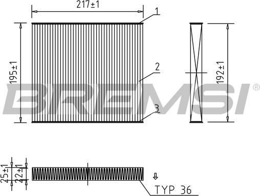 Bremsi FC0441 - Filtro, Aria abitacolo autozon.pro