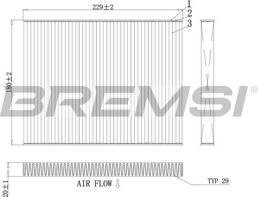 Bremsi FC0443C - Filtro, Aria abitacolo autozon.pro