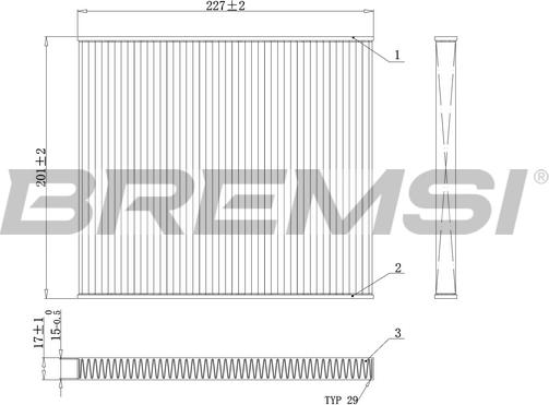 Bremsi FC0447A - Filtro, Aria abitacolo autozon.pro