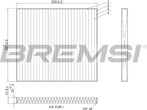 Bremsi FC0447C - Filtro, Aria abitacolo autozon.pro