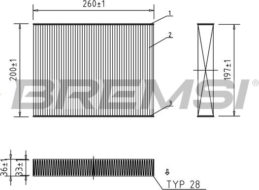 Bremsi FC0459A - Filtro, Aria abitacolo autozon.pro