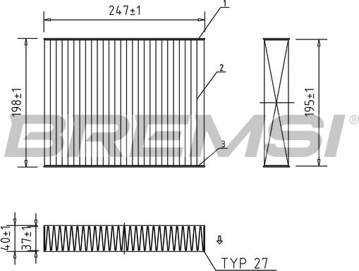 Bremsi FC0455A - Filtro, Aria abitacolo autozon.pro