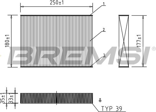 Bremsi FC0457 - Filtro, Aria abitacolo autozon.pro