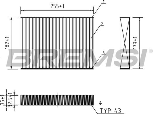 Bremsi FC0462 - Filtro, Aria abitacolo autozon.pro