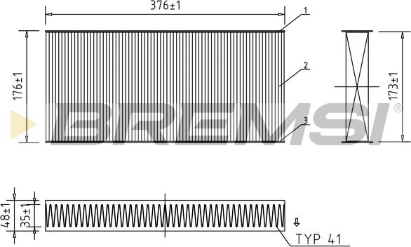 Bremsi FC0403C - Filtro, Aria abitacolo autozon.pro