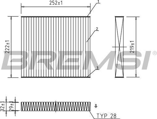 Bremsi FC0416A - Filtro, Aria abitacolo autozon.pro