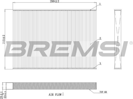 Bremsi FC0412 - Filtro, Aria abitacolo autozon.pro