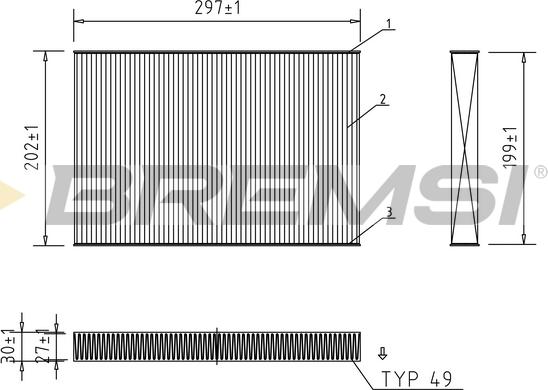 Bremsi FC0484 - Filtro, Aria abitacolo autozon.pro