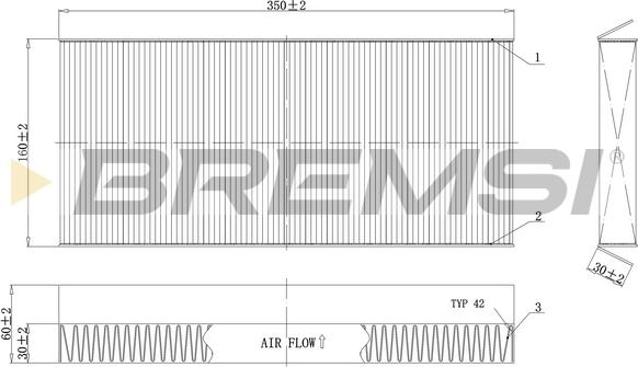 Bremsi FC0480C - Filtro, Aria abitacolo autozon.pro