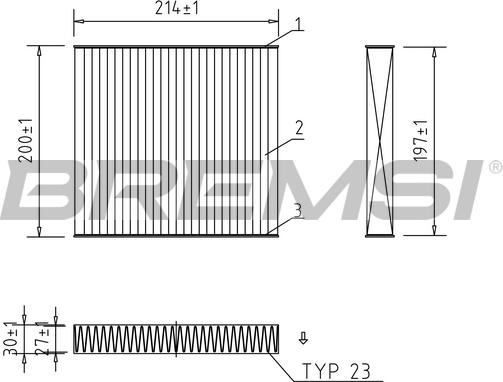 Bremsi FC0434C - Filtro, Aria abitacolo autozon.pro