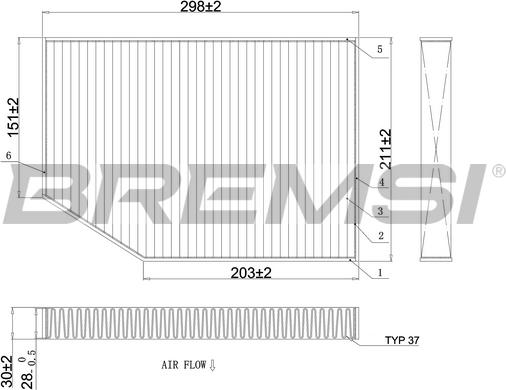 Bremsi FC0421C - Filtro, Aria abitacolo autozon.pro