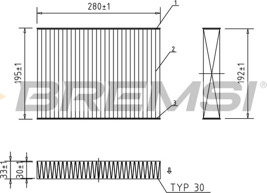 Bremsi FC0470A - Filtro, Aria abitacolo autozon.pro