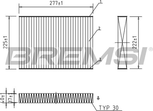 Bremsi FC0472C - Filtro, Aria abitacolo autozon.pro