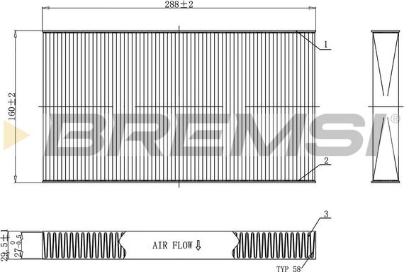 Bremsi FC0477 - Filtro, Aria abitacolo autozon.pro