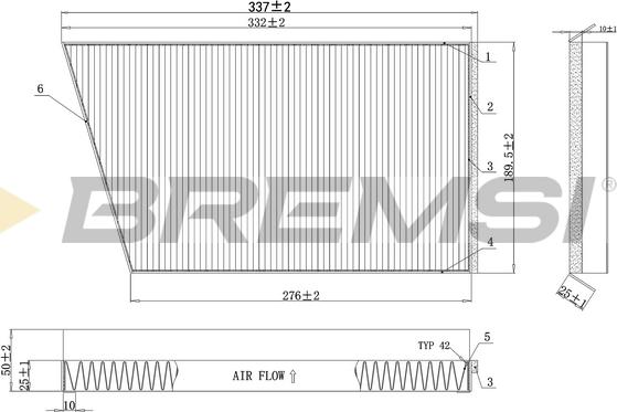 Bremsi FC0502C - Filtro, Aria abitacolo autozon.pro