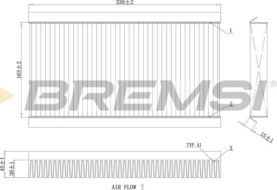 Bremsi FC0090A - Filtro, Aria abitacolo autozon.pro