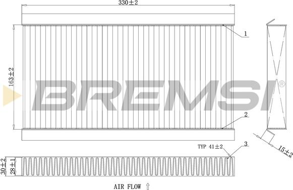 Bremsi FC0090C - Filtro, Aria abitacolo autozon.pro