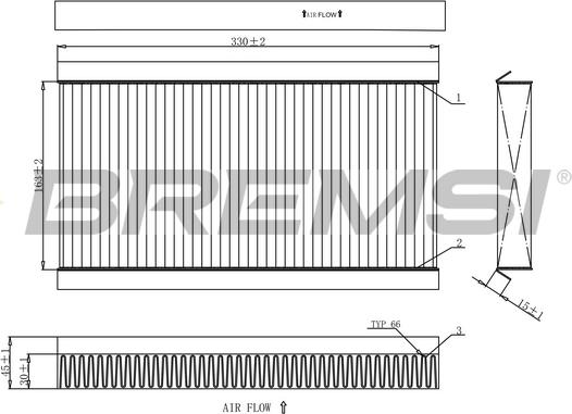 Bremsi FC0090 - Filtro, Aria abitacolo autozon.pro