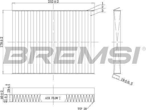 Bremsi FC0091C - Filtro, Aria abitacolo autozon.pro