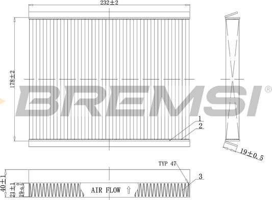 Bremsi FC0091 - Filtro, Aria abitacolo autozon.pro