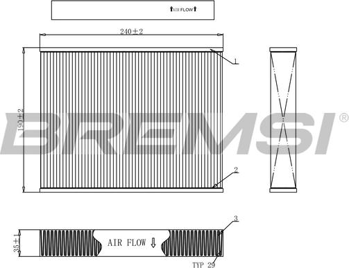 Bremsi FC0092C - Filtro, Aria abitacolo autozon.pro