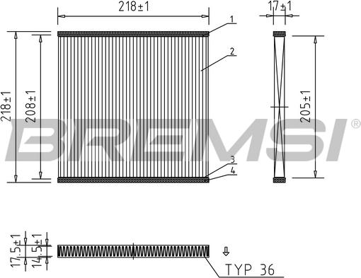 Bremsi FC0089 - Filtro, Aria abitacolo autozon.pro