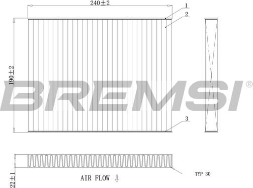 Bremsi FC0081C - Filtro, Aria abitacolo autozon.pro